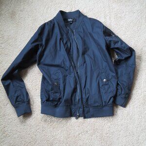 Buffalo David Bitton Full Zip Lightweight Jacket Womens Black Cotton Size=S/P